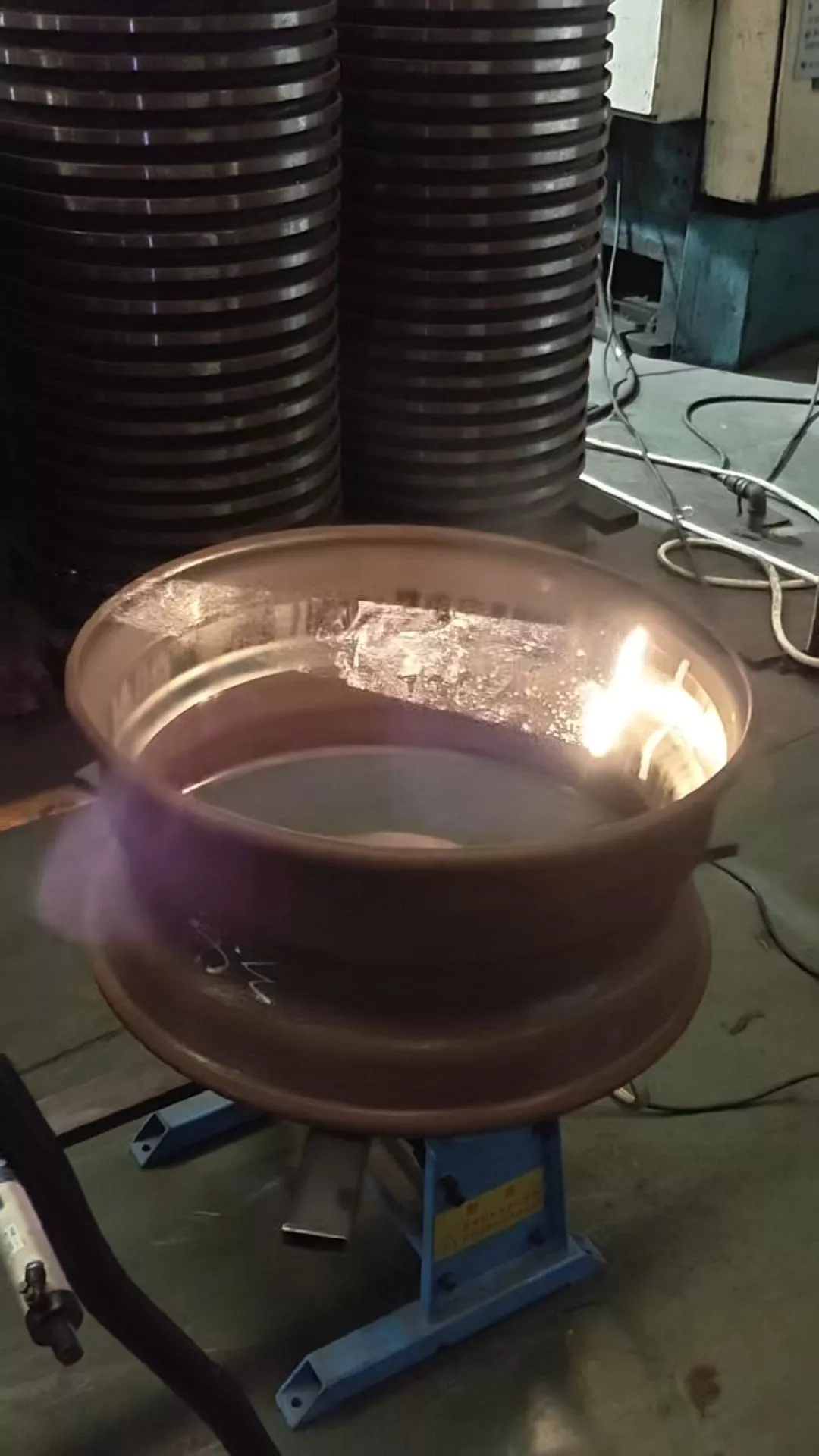 轮毂手持激光除锈